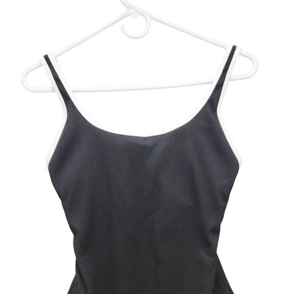 Black & White One-Piece Swimsuit Womens Size Medium Swimwear - Picture 2 of 5